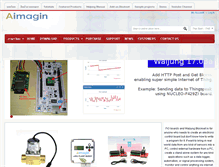 Tablet Screenshot of aimagin.com